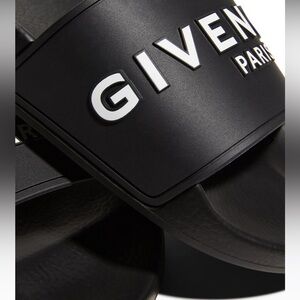 Logo Rubber Sandal Slide